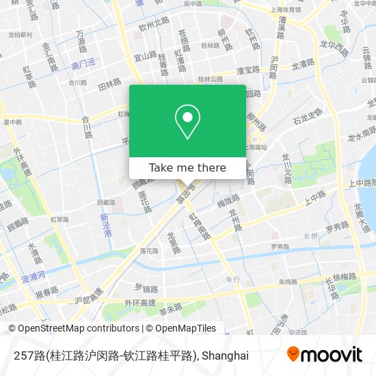 257路(桂江路沪闵路-钦江路桂平路) map