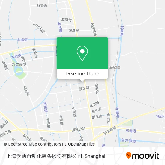 上海沃迪自动化装备股份有限公司 map