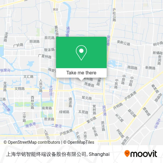 上海华铭智能终端设备股份有限公司 map