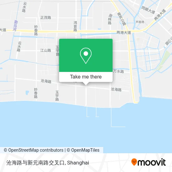 沧海路与新元南路交叉口 map