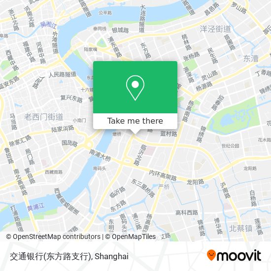 交通银行(东方路支行) map