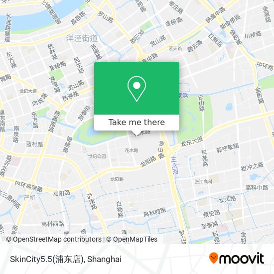 SkinCity5.5(浦东店) map