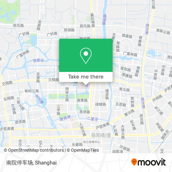 南院停车场 map