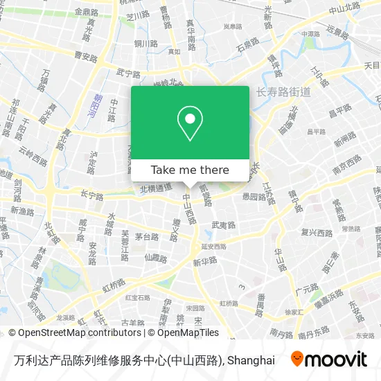 万利达产品陈列维修服务中心(中山西路) map