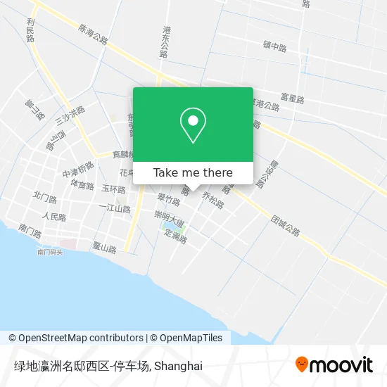绿地瀛洲名邸西区-停车场 map
