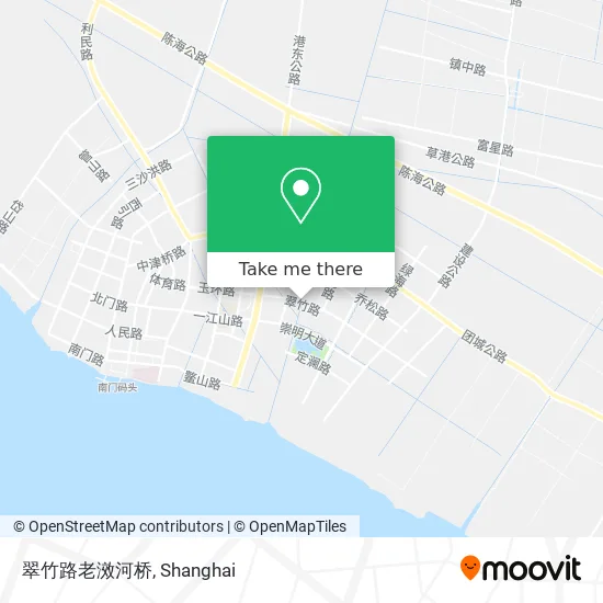 翠竹路老滧河桥 map