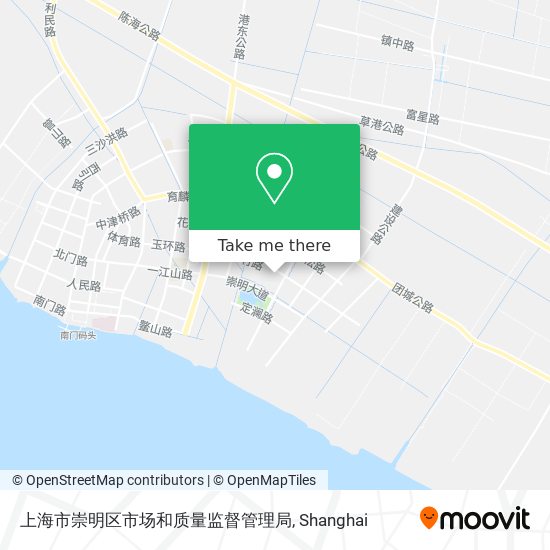 上海市崇明区市场和质量监督管理局 map
