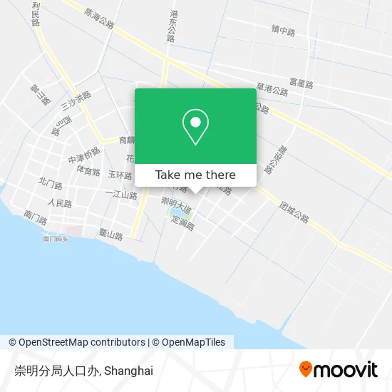 崇明分局人口办 map