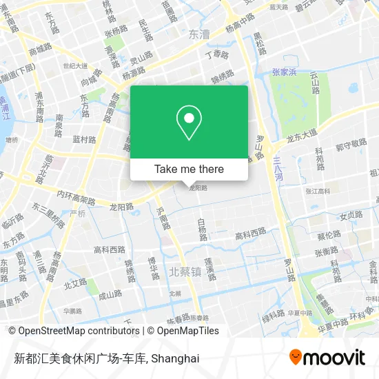 新都汇美食休闲广场-车库 map