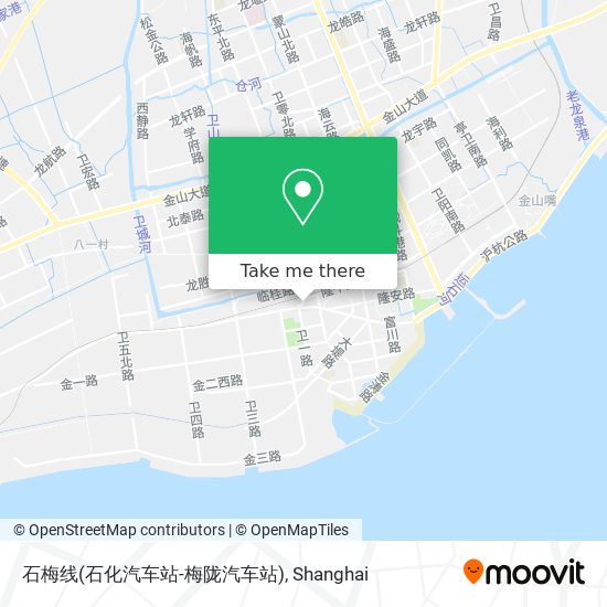 石梅线(石化汽车站-梅陇汽车站) map