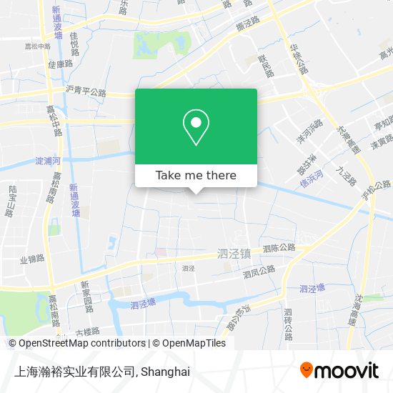 上海瀚裕实业有限公司 map