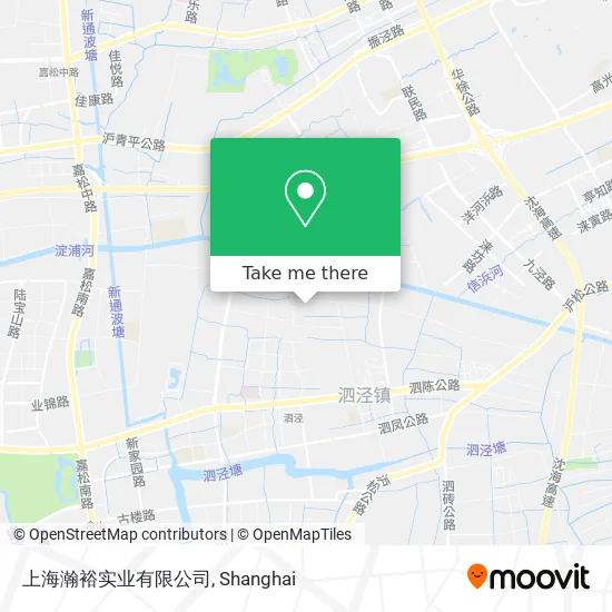 上海瀚裕实业有限公司 map