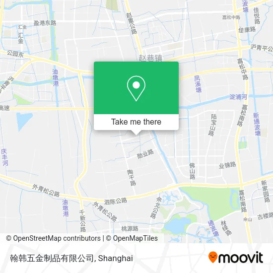 翰韩五金制品有限公司 map