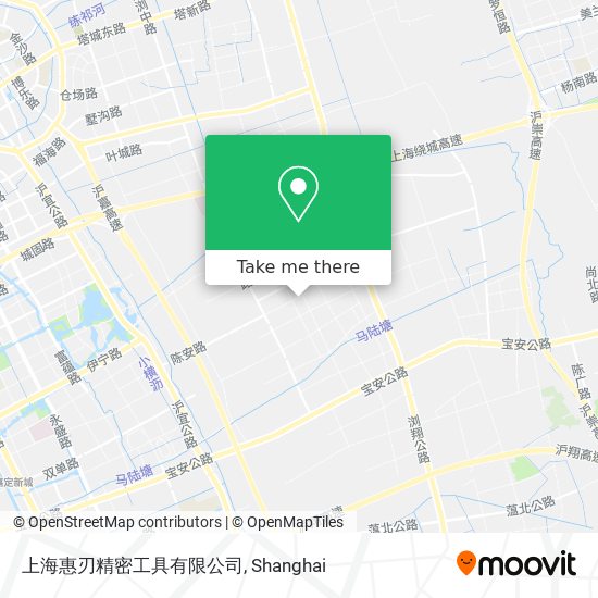 上海惠刃精密工具有限公司 map