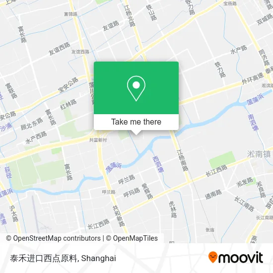 泰禾进口西点原料 map