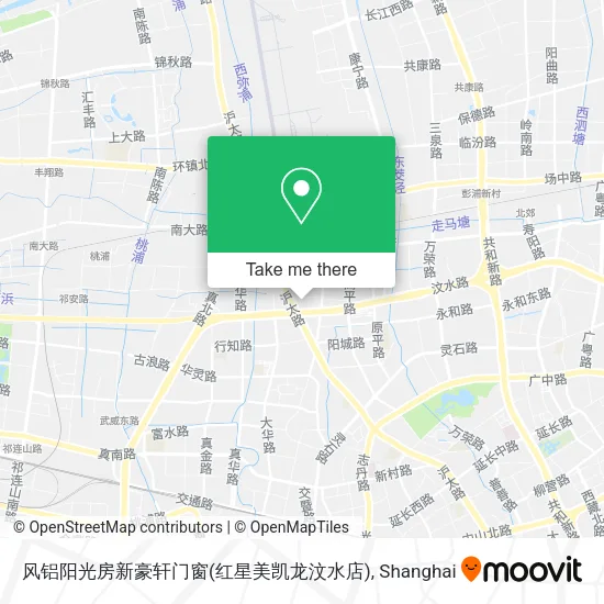 风铝阳光房新豪轩门窗(红星美凯龙汶水店) map