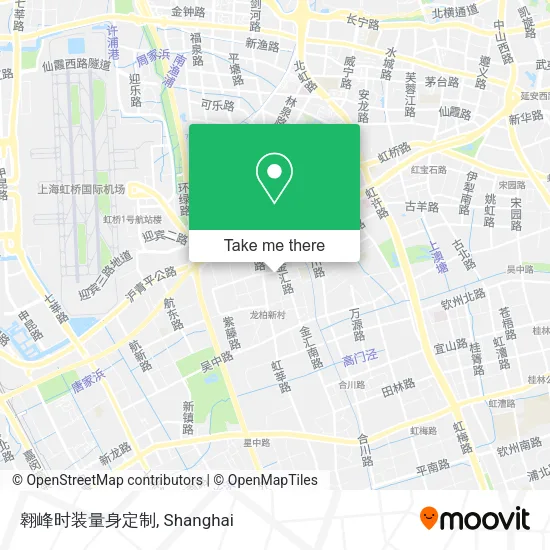 翱峰时装量身定制 map