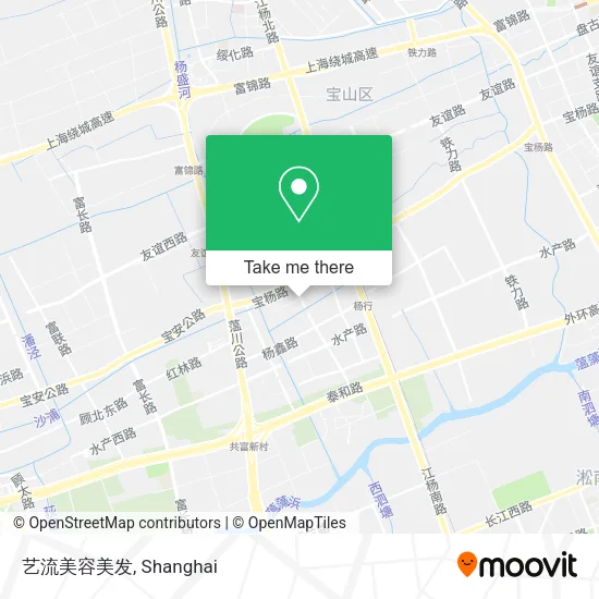 艺流美容美发 map
