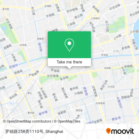罗锦路258弄1110号 map