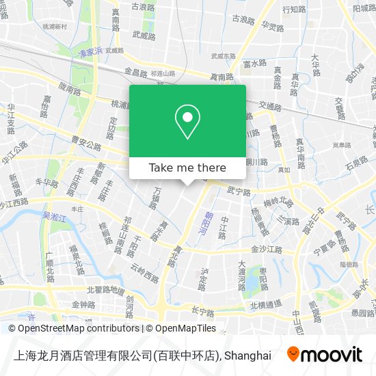 上海龙月酒店管理有限公司(百联中环店) map