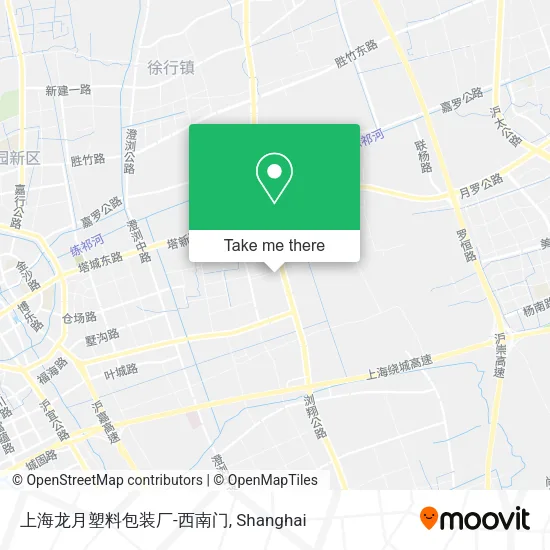 上海龙月塑料包装厂-西南门 map