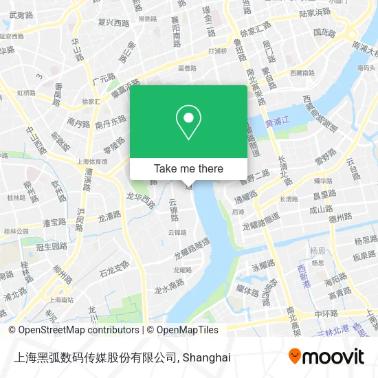 上海黑弧数码传媒股份有限公司 map