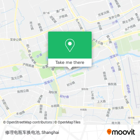 修理电瓶车换电池 map
