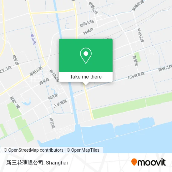 新三花薄膜公司 map