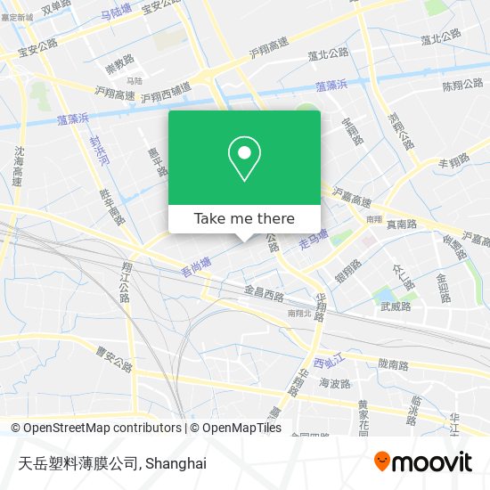 天岳塑料薄膜公司 map