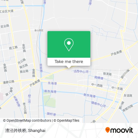 漕泾跨铁桥 map