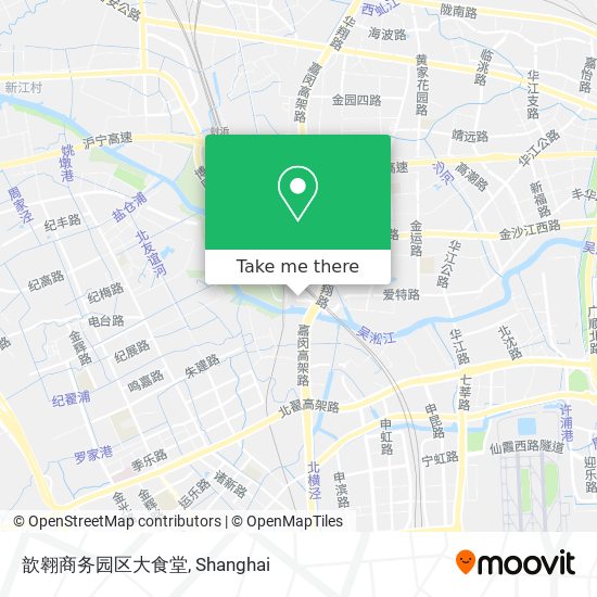 歆翱商务园区大食堂 map
