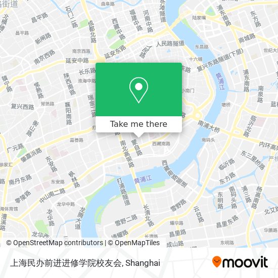 上海民办前进进修学院校友会 map