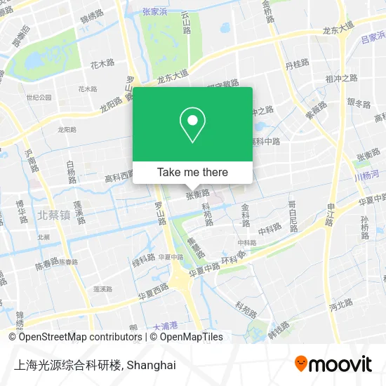 上海光源综合科研楼 map