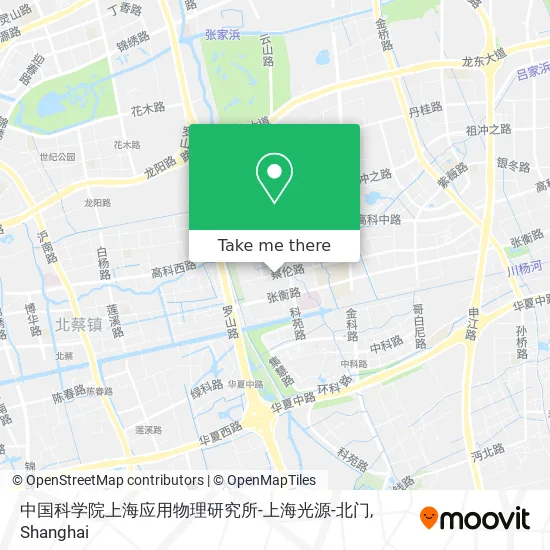 中国科学院上海应用物理研究所-上海光源-北门 map