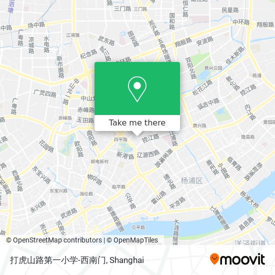 打虎山路第一小学-西南门 map