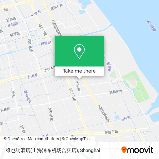 维也纳酒店(上海浦东机场合庆店) map