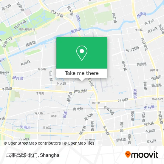 成事高邸-北门 map