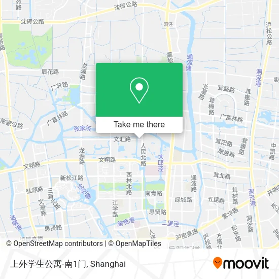 上外学生公寓-南1门 map