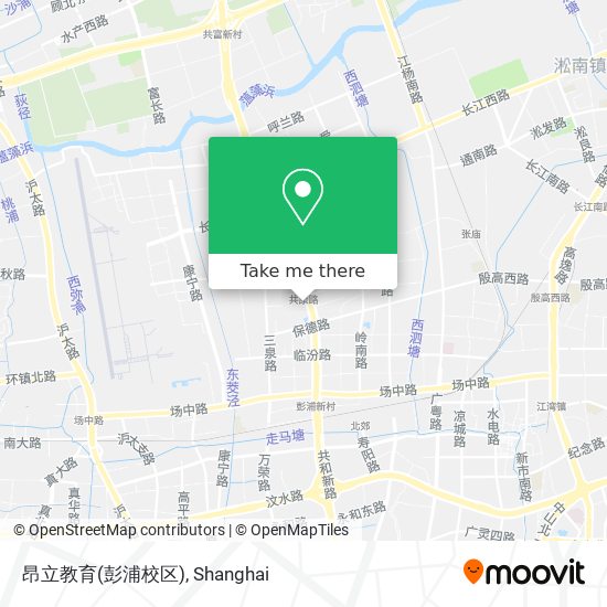 昂立教育(彭浦校区) map