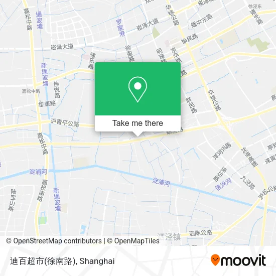 迪百超市(徐南路) map