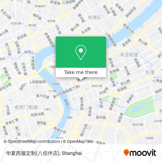 华夏西服定制(八佰伴店) map