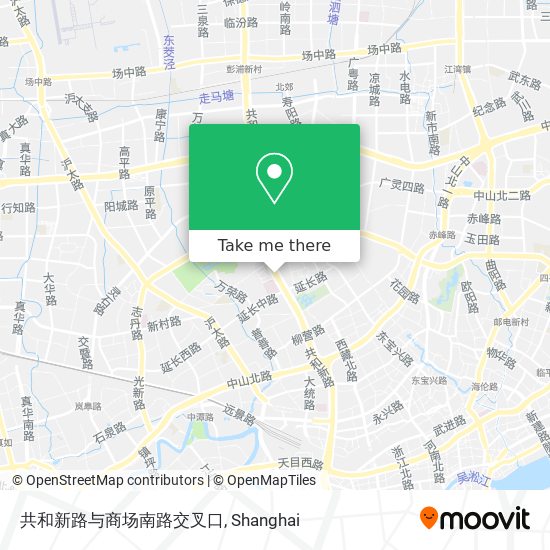 共和新路与商场南路交叉口 map