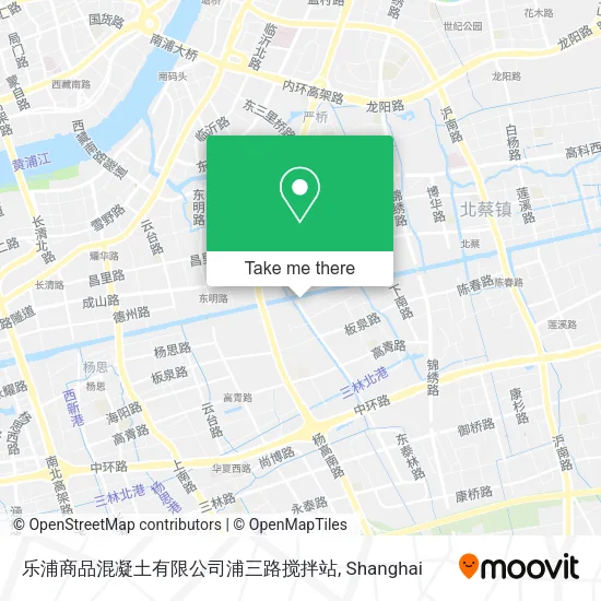 乐浦商品混凝土有限公司浦三路搅拌站 map