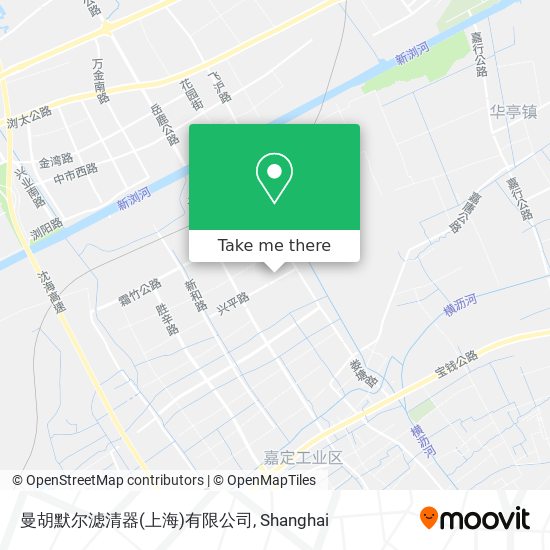 曼胡默尔滤清器(上海)有限公司 map