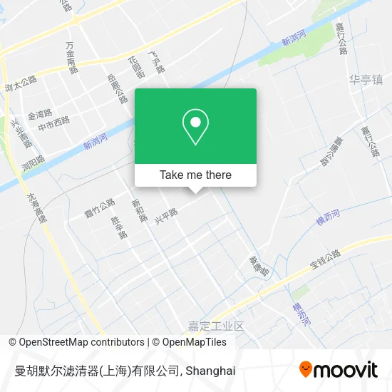 曼胡默尔滤清器(上海)有限公司 map
