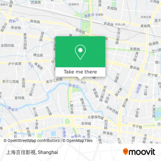 上海言佳影视 map