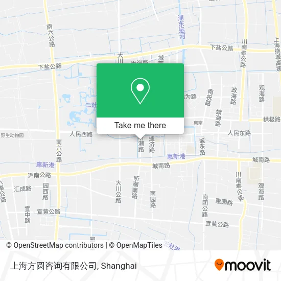 上海方圆咨询有限公司 map