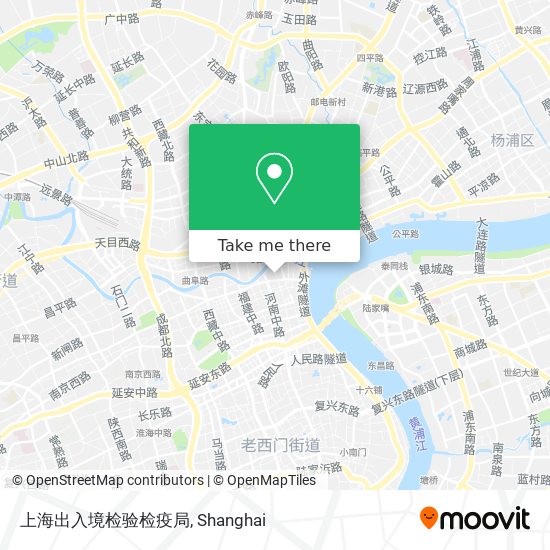 上海出入境检验检疫局 map
