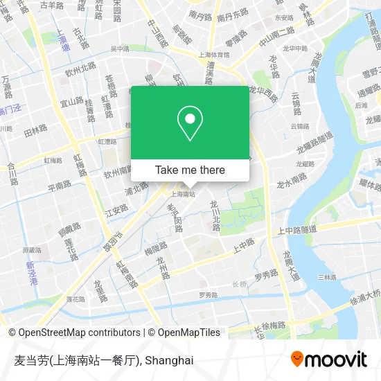 麦当劳(上海南站一餐厅) map