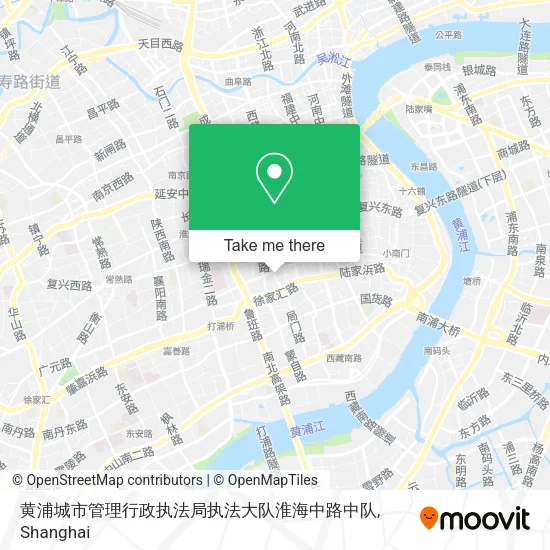 黄浦城市管理行政执法局执法大队淮海中路中队 map